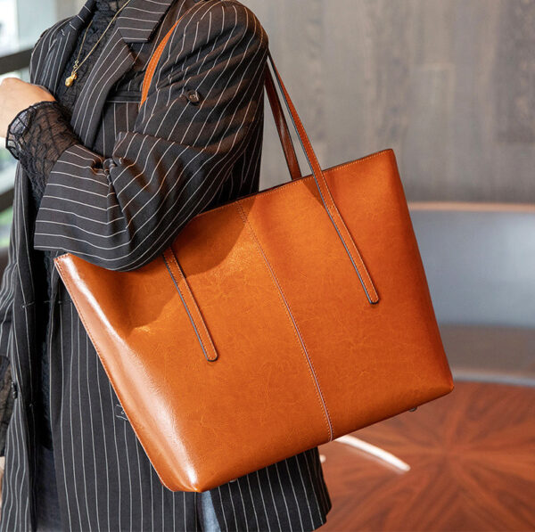 GTNB-0011,hot sale manufacturer fashion   crossbody  tote large capacity genuine leather single shoulder bag - Image 8