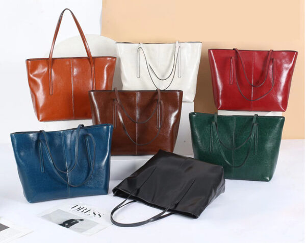 GTNB-0011,hot sale manufacturer fashion   crossbody  tote large capacity genuine leather single shoulder bag - Image 7