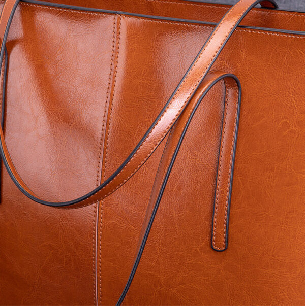 GTNB-0011,hot sale manufacturer fashion   crossbody  tote large capacity genuine leather single shoulder bag - Image 6