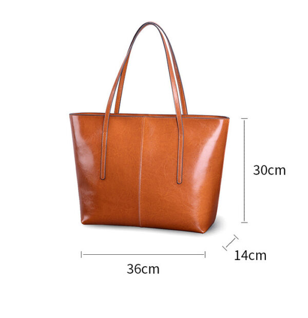 GTNB-0011,hot sale manufacturer fashion   crossbody  tote large capacity genuine leather single shoulder bag - Image 5