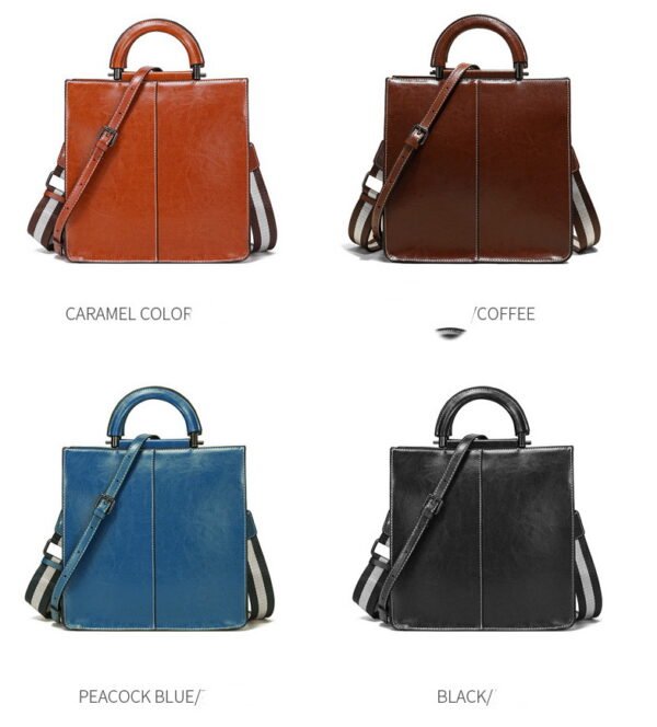 GTNB-0012,wholesale hot sale manufacturer fashion   crossbody  genuine leather single shoulder bag - Image 8