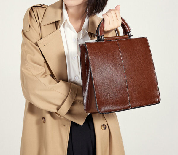 GTNB-0012,wholesale hot sale manufacturer fashion   crossbody  genuine leather single shoulder bag - Image 5