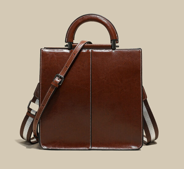 GTNB-0012,wholesale hot sale manufacturer fashion   crossbody  genuine leather single shoulder bag - Image 4