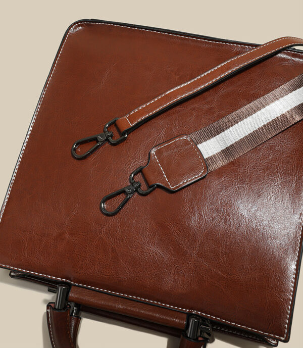 GTNB-0012,wholesale hot sale manufacturer fashion   crossbody  genuine leather single shoulder bag - Image 3