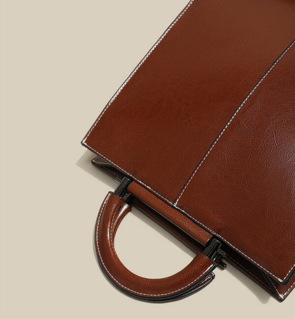 GTNB-0012,wholesale hot sale manufacturer fashion   crossbody  genuine leather single shoulder bag - Image 2