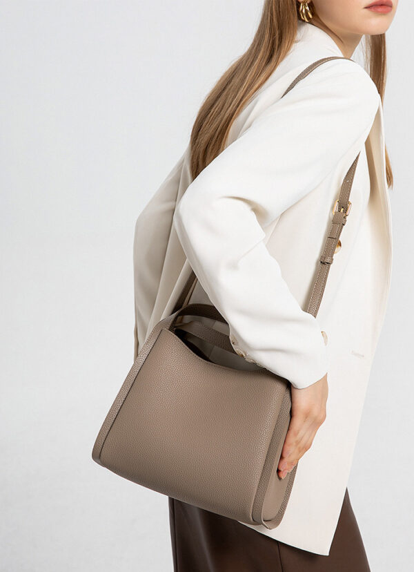 GTNB-0014,wholesale manufacturer fashion  leather crossbody  large capacity  women stylish tote single shoulder handbag - Image 6