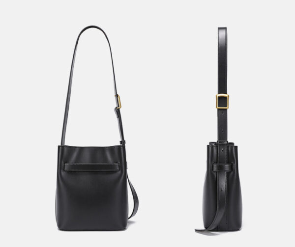GTNB-0016,wholesale manufacturer fashion  leather  women stylish crossbody single shoulder bucket handbag - Image 3