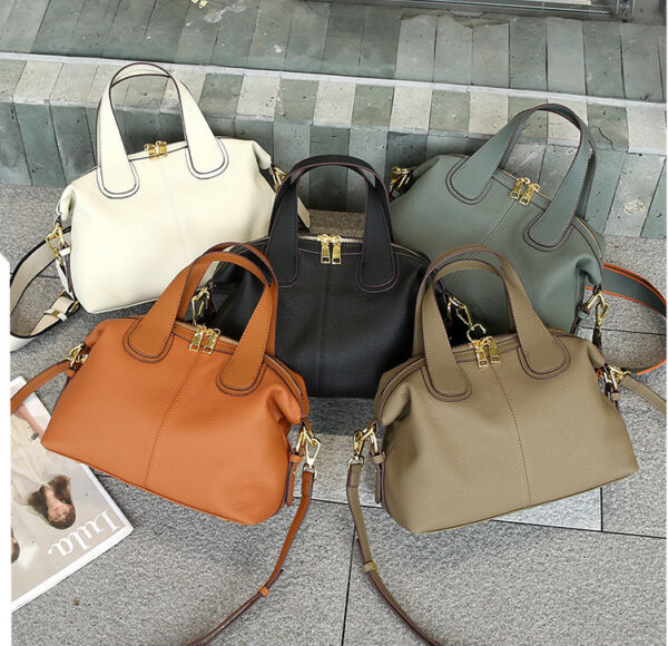 GTNB-0017,manufacturer fashion  women crossbody single shoulder large capacity genuine leather handbag - Image 8