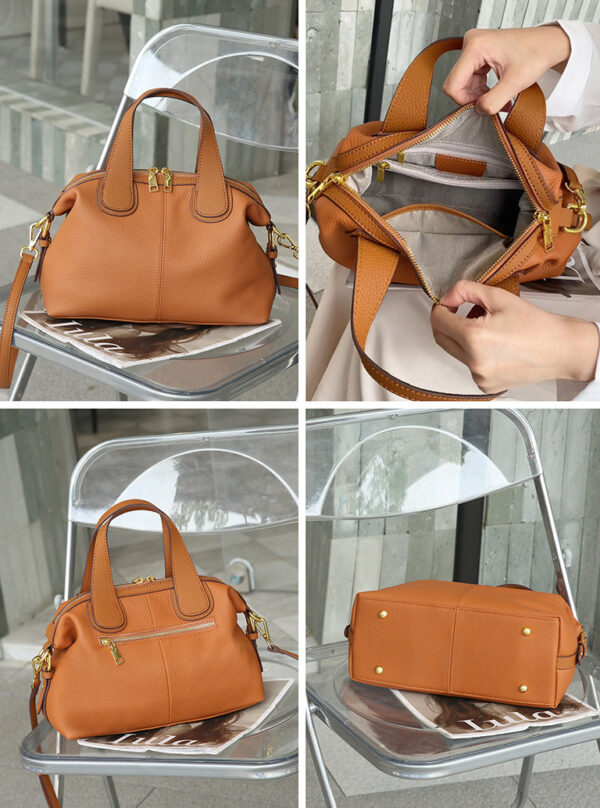 GTNB-0017,manufacturer fashion  women crossbody single shoulder large capacity genuine leather handbag - Image 3
