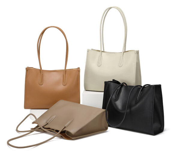 GTNB-0018,manufacturer fashion  women crossbody single shoulder large capacity genuine leather tote bag - Image 3