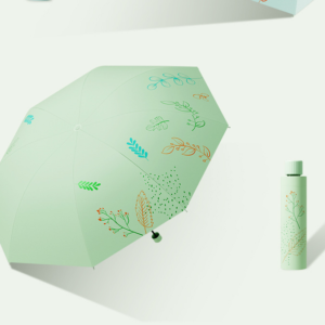 YPRS-0002, factory sun umbrella UV protection portable foldable stylish fashionable sun shading triple folding umbrella