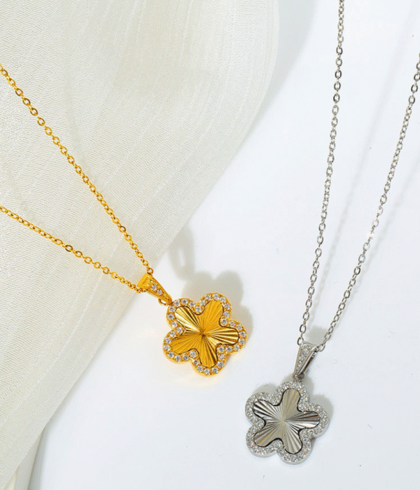 GSJS-0002,best selling butterfly heart shaped titanium steel stainless steel non fading ladies necklace - Image 6