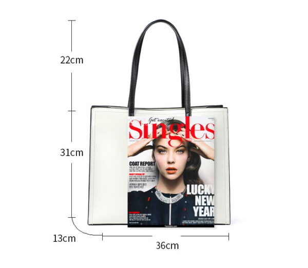 GTNB-0021,manufacturer fashion  women multi color genuine leather  large size double shoulder bag - Image 6