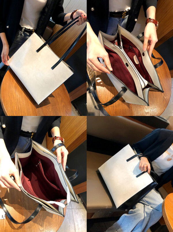GTNB-0021,manufacturer fashion  women multi color genuine leather  large size double shoulder bag - Image 5
