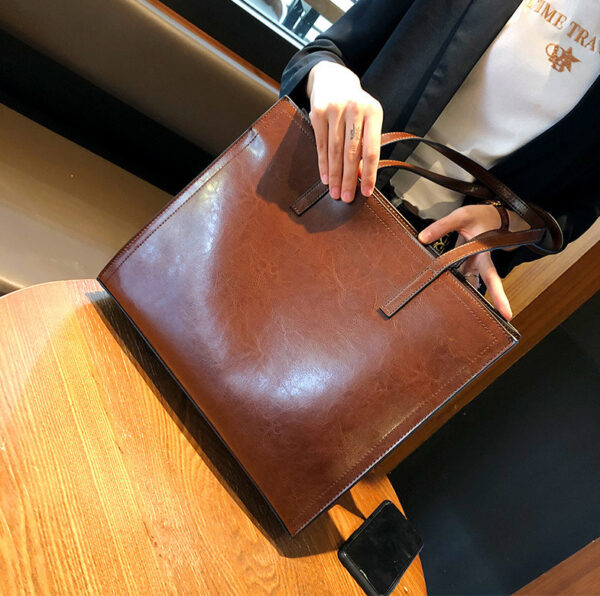 GTNB-0021,manufacturer fashion  women multi color genuine leather  large size double shoulder bag