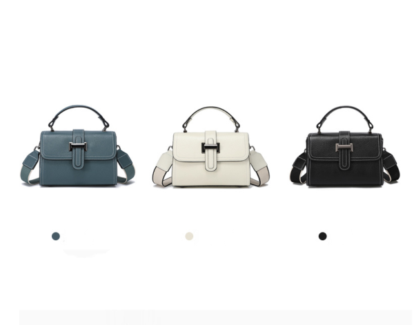 GTNB-0022,manufacturer fashion  women genuine cowhide leather crossbody  small square handbag - Image 3