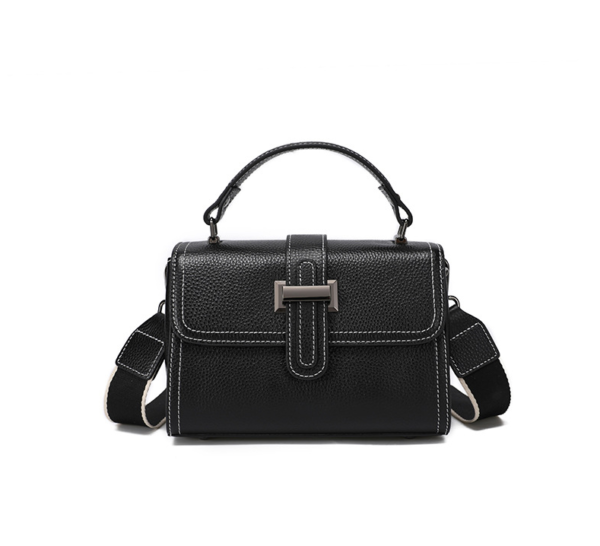 GTNB-0022,manufacturer fashion  women genuine cowhide leather crossbody  small square handbag - Image 8