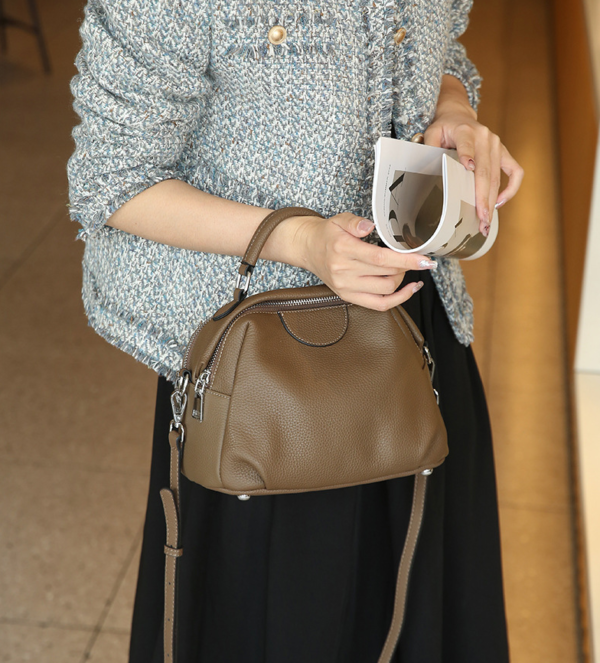 GTNB-0026,manufacturer wholesale fashion genuine leather lady single shoulder crossbody handbag - Image 2