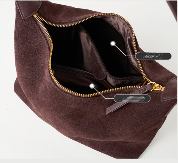 GTNB-0027,manufacturer wholesale fashion lady frosted leather casual single shoulder crossbody handbag - Image 6