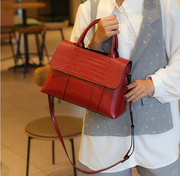 GTNB-0028,factory wholesale fashion lady leather casual single shoulder crossbody large capacity handbag - Image 8