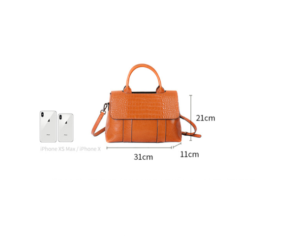GTNB-0028,factory wholesale fashion lady leather casual single shoulder crossbody large capacity handbag - Image 6