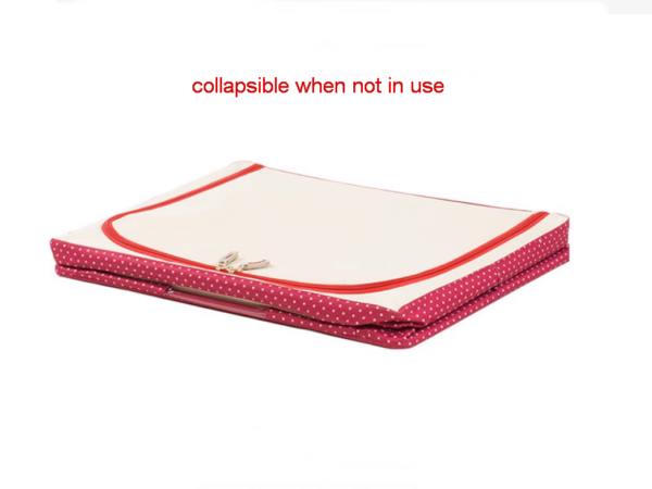 ZZCD-0003,factory hot selling oxford cloth  folding  steel frame  large capacity clothing quilts storage  bin - Image 7