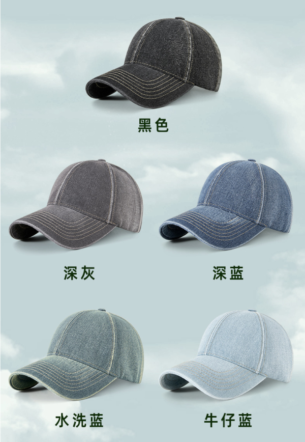 GZLM-0003,manufacturers  customized men women spring sunscreen  sun protection cowboy   washed cotton outdoor  baseball caps - Image 8