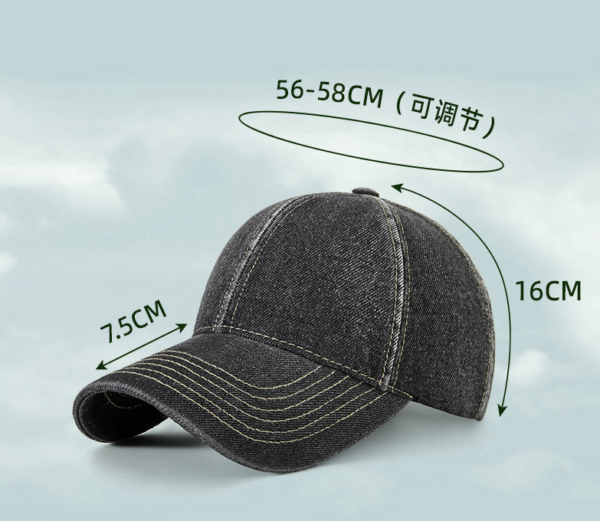 GZLM-0003,manufacturers  customized men women spring sunscreen  sun protection cowboy   washed cotton outdoor  baseball caps - Image 7