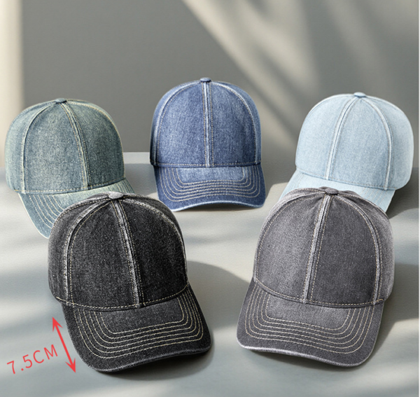 GZLM-0003,manufacturers  customized men women spring sunscreen  sun protection cowboy   washed cotton outdoor  baseball caps - Image 6