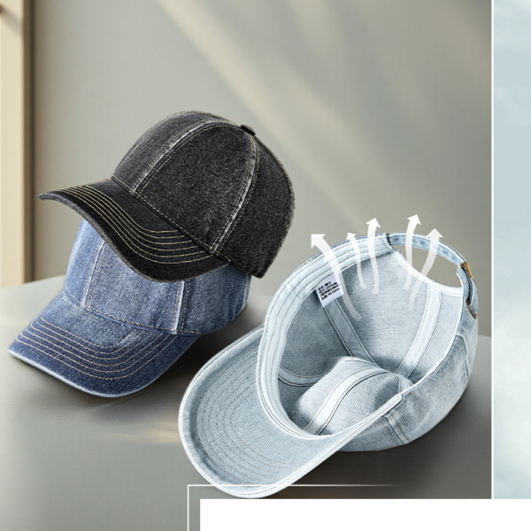 GZLM-0003,manufacturers  customized men women spring sunscreen  sun protection cowboy   washed cotton outdoor  baseball caps - Image 5