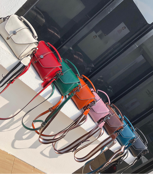 GTNB-0030,factory wholesale fashion casual cowhide women single shoulder crossbody bag - Image 8
