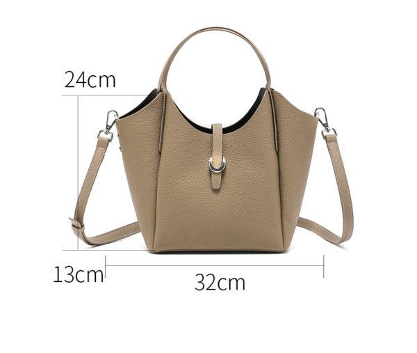 GTNB-0034,factory selling fashion leather women tote large capacity crossbody single shoulder handbag - Image 7