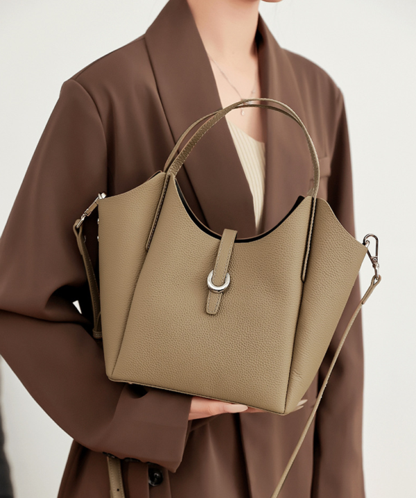 GTNB-0034,factory selling fashion leather women tote large capacity crossbody single shoulder handbag - Image 4