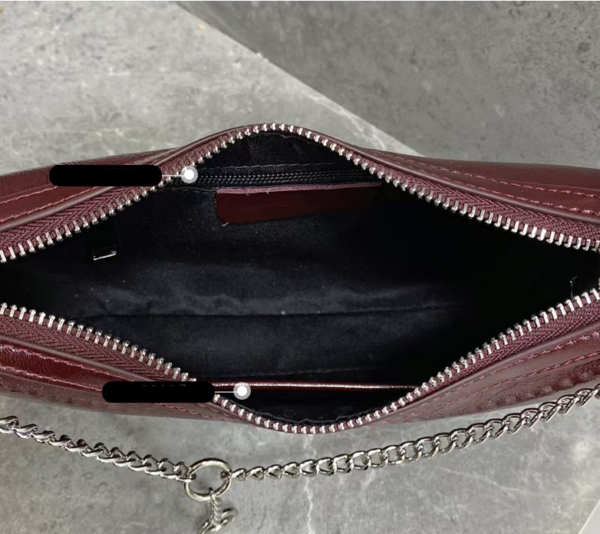 GTNB-0035,factory selling fashion leather women retro light luxury chain crossbody single shoulder handbag - Image 5