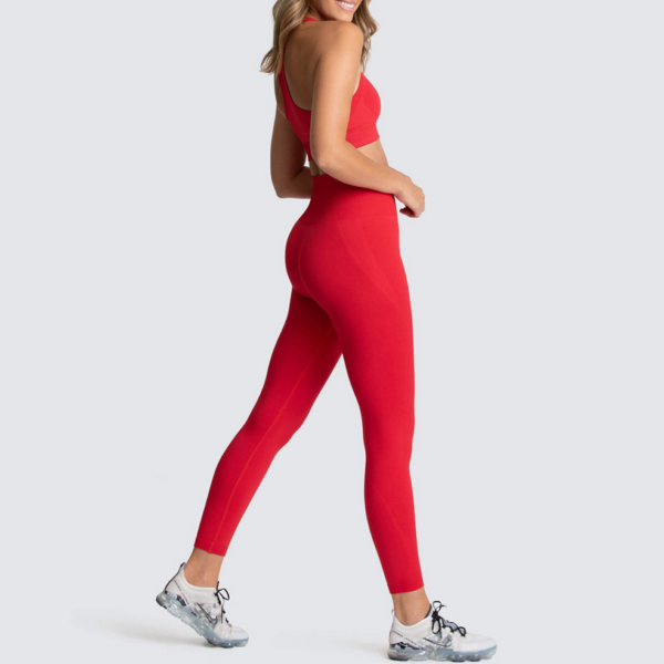 YYBD-0036,selling Europe seamless knit hip yoga women sports fitness suit vest suit - Image 7