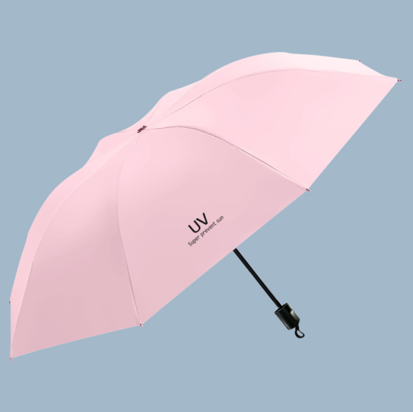 YPRS-0004, wholesale manual umbrellas  folding rain  sun protection  UV protection  advertising  logo printing  triple folding umbrellas