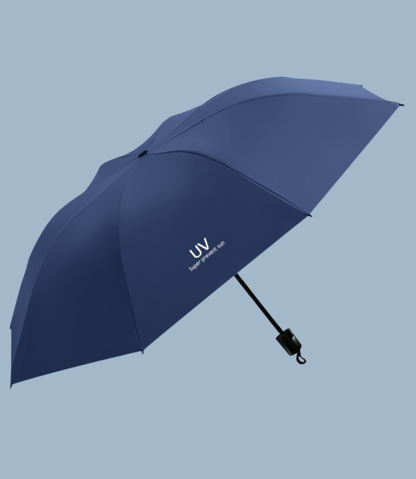 YPRS-0004, wholesale manual umbrellas  folding rain  sun protection  UV protection  advertising  logo printing  triple folding umbrellas - Image 2