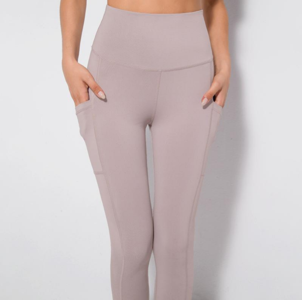 YYBD-0040,wholesale yoga high waist naked tight pocket sports women buttock fitness pants - Image 6