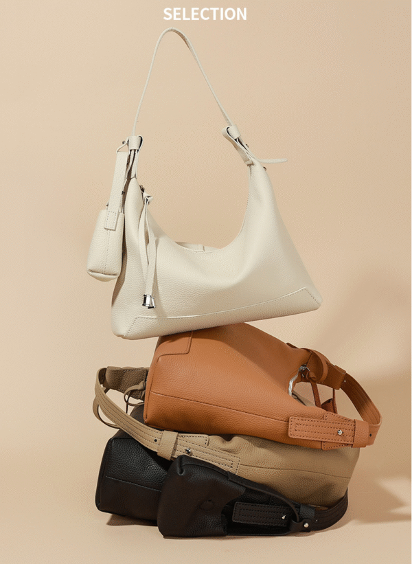 GTNB-0040,hot selling manufacturer fashion cowhide female tote single shoulder crossbody bag - Image 3