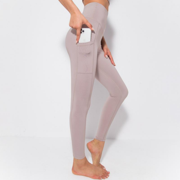 YYBD-0040,wholesale yoga high waist naked tight pocket sports women buttock fitness pants