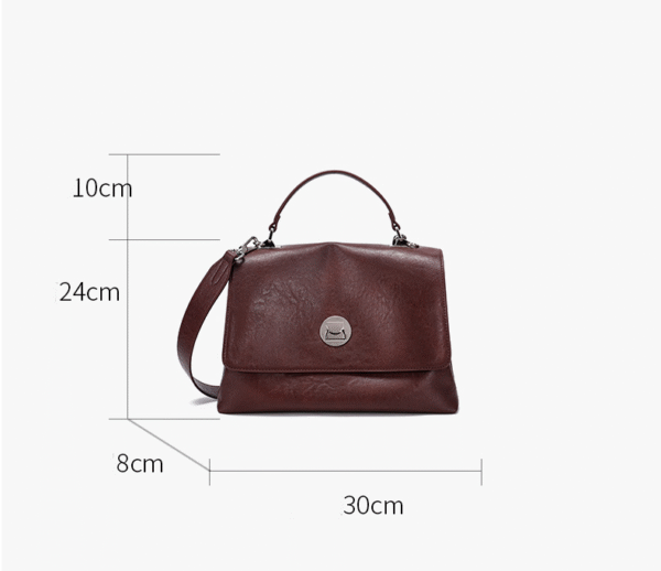 GTNB-0041,hot sale manufacturer fashion cowhide female tote single shoulder crossbody handbag - Image 3