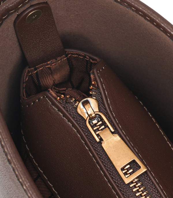 GTNB-0042,manufacturer fashion cowhide female light luxury bucket casual single shoulder crossbody handbag - Image 5