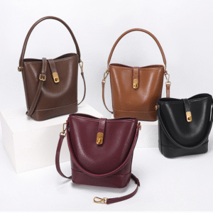 GTNB-0042,manufacturer fashion cowhide female light luxury bucket casual single shoulder crossbody handbag