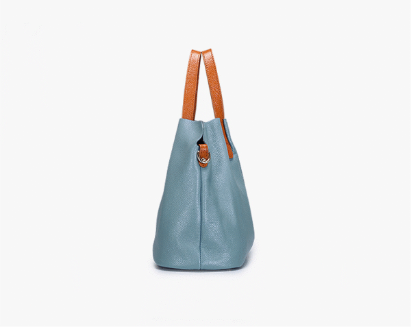 GTNB-0043,hot sale fashion female genuine leather tote large capacity single shoulder crossbody handbag - Image 6