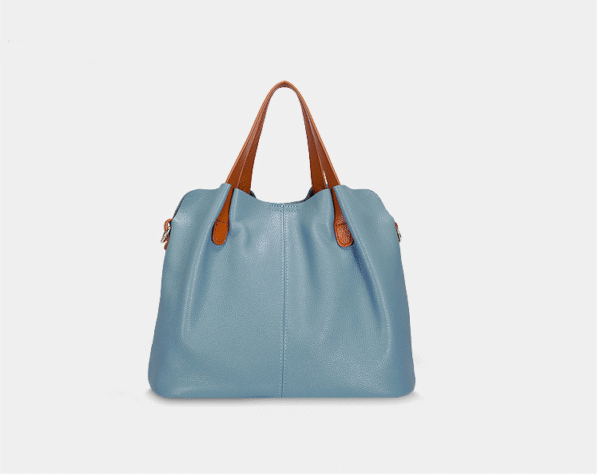 GTNB-0043,hot sale fashion female genuine leather tote large capacity single shoulder crossbody handbag - Image 5