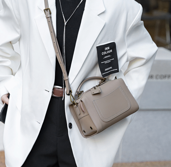 GTNB-0044,factory hot sale fashion female genuine leather crossbody single shoulder handbag - Image 7