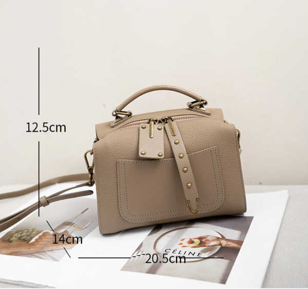 GTNB-0044,factory hot sale fashion female genuine leather crossbody single shoulder handbag - Image 2
