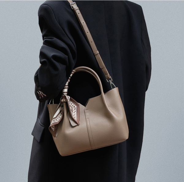 GTNB-0046,factory hot sale fashion female genuine leather large capacity  crossbody single shoulder handbag - Image 3