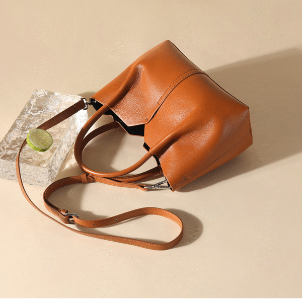 GTNB-0046,factory hot sale fashion female genuine leather large capacity  crossbody single shoulder handbag