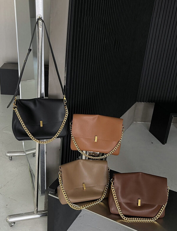GTNB-0006, selling factory  single shoulder ladies  leather fashion  chain strap large capacity crossbody bag - Image 3